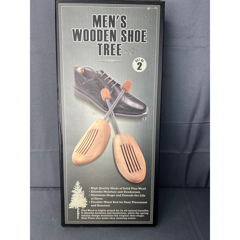 Mens Wooden Shoe Tree NIP